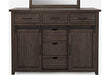 Jofran Madison County Door Dresser in Barnwood - Holmwood's Furniture & Design Center (Somersworth, NH)