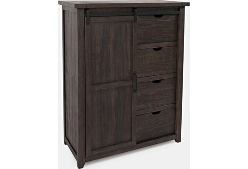 Jofran Madison County Door Chest in Barnwood - Holmwood's Furniture & Design Center (Somersworth, NH)