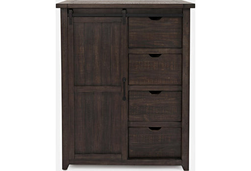 Jofran Madison County Door Chest in Barnwood - Holmwood's Furniture & Design Center (Somersworth, NH)