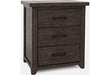 Jofran Madison County Power Nightstand in Barnwood - Holmwood's Furniture & Design Center (Somersworth, NH)