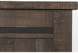Jofran Madison County King Panel Bed in Barnwood - Holmwood's Furniture & Design Center (Somersworth, NH)
