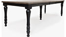 Jofran Madison County Rectangle Extension Dining Table in Vintage Black - Holmwood's Furniture & Design Center (Somersworth, NH)