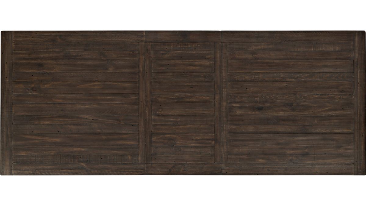 Jofran Madison County Rectangle Extension Dining Table in Vintage Black - Holmwood's Furniture & Design Center (Somersworth, NH)