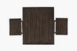 Jofran Madison County Rustic Reclaimed Pine Farmhouse 3 Piece Counter Height Dining Set in Vintage Black - Holmwood's Furniture & Design Center (Somersworth, NH)