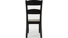 Jofran Madison County Ladderback Dining Chair in Vintage Black (Set of 2) - Holmwood's Furniture & Design Center (Somersworth, NH)