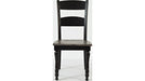 Jofran Madison County Ladderback Dining Chair in Vintage Black (Set of 2) - Holmwood's Furniture & Design Center (Somersworth, NH)