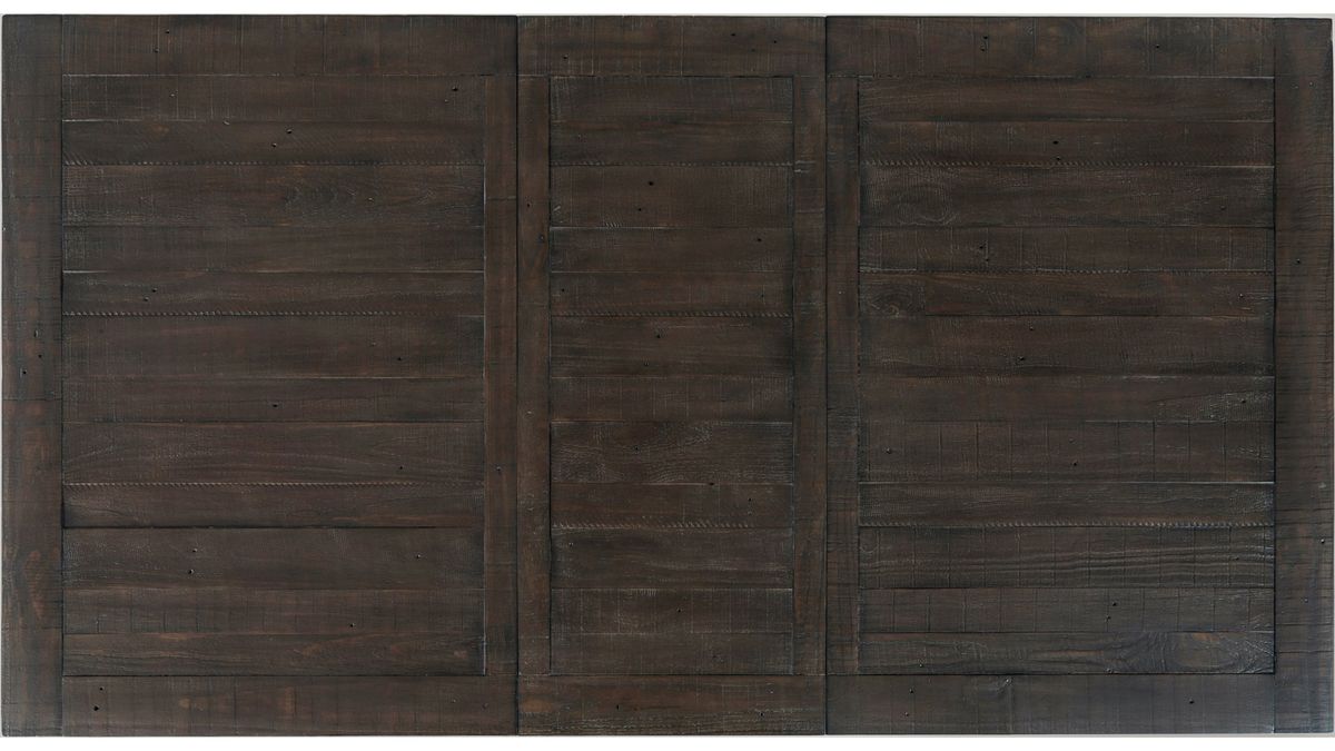 Jofran Madison County Rectangle Extension Dining Table in Vintage Black - Holmwood's Furniture & Design Center (Somersworth, NH)