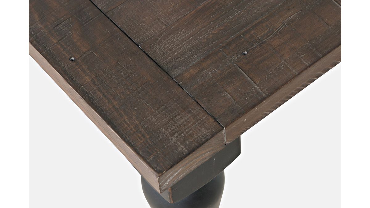 Jofran Madison County Rectangle Extension Dining Table in Vintage Black - Holmwood's Furniture & Design Center (Somersworth, NH)