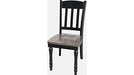 Jofran Madison County Slatback Dining Chair in Vintage Black (Set of 2) - Holmwood's Furniture & Design Center (Somersworth, NH)