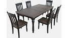 Jofran Madison County Slatback Dining Chair in Vintage Black (Set of 2) - Holmwood's Furniture & Design Center (Somersworth, NH)