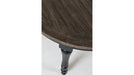 Jofran Madison County Round to Oval Dining Table in Vintage Black - Holmwood's Furniture & Design Center (Somersworth, NH)