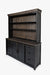 Jofran Madison County Rustic Reclaimed Pine Farmhouse Hutch Server in Vintage Black - Holmwood's Furniture & Design Center (Somersworth, NH)