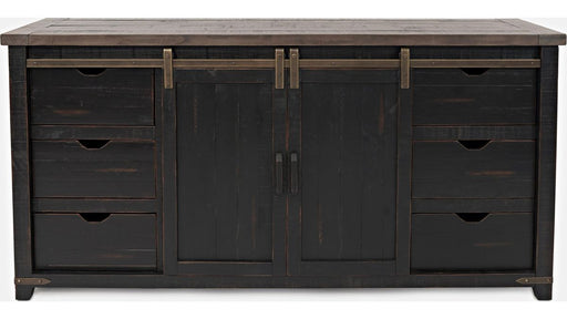 Jofran Madison County 70" Barn Door Server in Vintage Black image