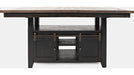 Jofran Madison County High/Low Dining Table in Vintage Black - Holmwood's Furniture & Design Center (Somersworth, NH)