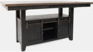 Jofran Madison County High/Low Dining Table in Vintage Black - Holmwood's Furniture & Design Center (Somersworth, NH)