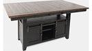 Jofran Madison County High/Low Dining Table in Vintage Black - Holmwood's Furniture & Design Center (Somersworth, NH)