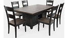 Jofran Madison County High/Low Dining Table in Vintage Black - Holmwood's Furniture & Design Center (Somersworth, NH)