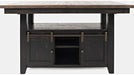 Jofran Madison County High/Low Dining Table in Vintage Black image