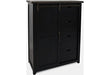 Jofran Madison County Door Chest in Vintage Black - Holmwood's Furniture & Design Center (Somersworth, NH)