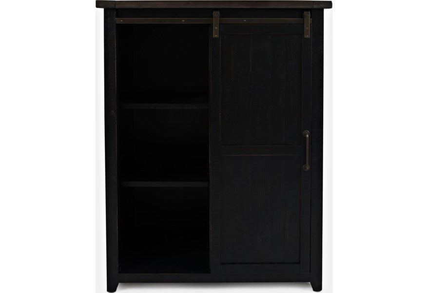 Jofran Madison County Door Chest in Vintage Black - Holmwood's Furniture & Design Center (Somersworth, NH)