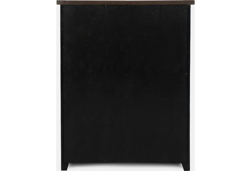 Jofran Madison County Door Chest in Vintage Black - Holmwood's Furniture & Design Center (Somersworth, NH)