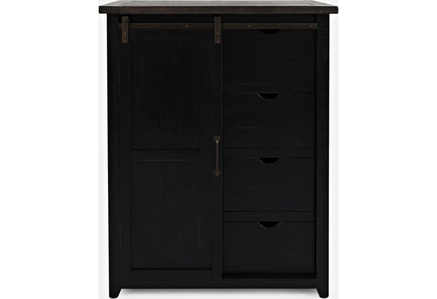 Jofran Madison County Door Chest in Vintage Black image