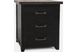 Jofran Madison County Power Nightstand in Vintage Black - Holmwood's Furniture & Design Center (Somersworth, NH)