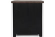 Jofran Madison County Power Nightstand in Vintage Black - Holmwood's Furniture & Design Center (Somersworth, NH)