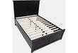 Jofran Madison County King Panel Bed in Vintage Black - Holmwood's Furniture & Design Center (Somersworth, NH)