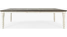 Jofran Madison County Rectangle Extension Dining Table in Vintage White image