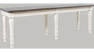 Jofran Madison County Dining Bench in Vintage White - Holmwood's Furniture & Design Center (Somersworth, NH)