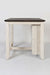 Jofran Madison County Rustic Reclaimed Pine Farmhouse 3 Piece Counter Height Dining Set in Vintage White - Holmwood's Furniture & Design Center (Somersworth, NH)