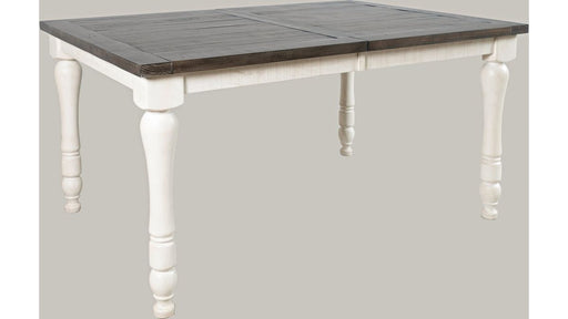 Jofran Madison County Rectangle Extension Dining Table in Vintage White - Holmwood's Furniture & Design Center (Somersworth, NH)