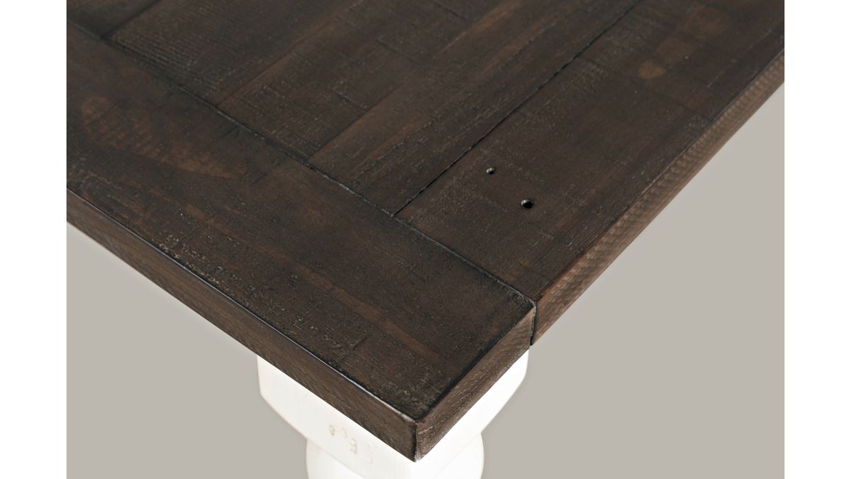 Jofran Madison County Rectangle Extension Dining Table in Vintage White - Holmwood's Furniture & Design Center (Somersworth, NH)
