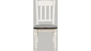 Jofran Madison County Slatback Dining Chair in Vintage White (Set of 2) - Holmwood's Furniture & Design Center (Somersworth, NH)