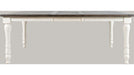 Jofran Madison County Rectangle Extension Dining Table in Vintage White image