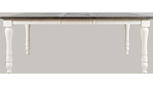 Jofran Madison County Rectangle Extension Dining Table in Vintage White image