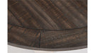 Jofran Madison County High/Low Round Dining Table in Vintage White - Holmwood's Furniture & Design Center (Somersworth, NH)