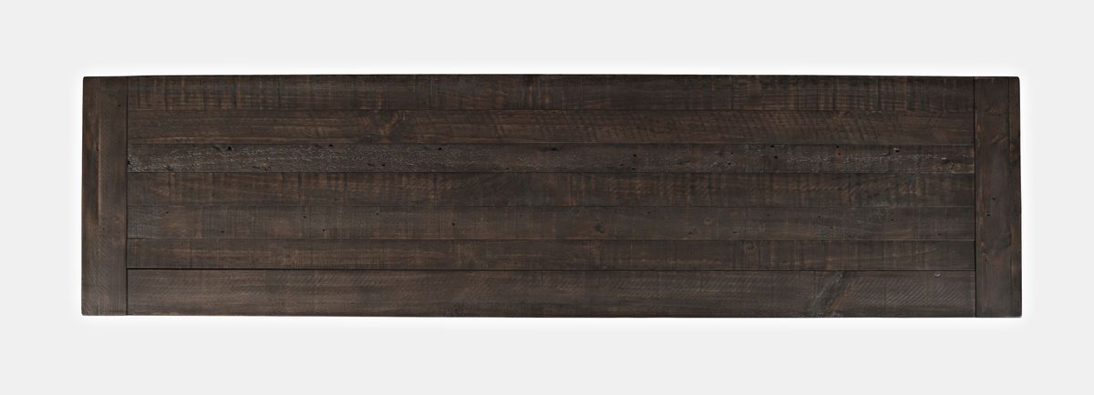 Jofran Madison County Rustic Reclaimed Pine Farmhouse 70" Barn Door Server in Vintage White - Holmwood's Furniture & Design Center (Somersworth, NH)