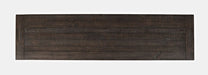 Jofran Madison County Rustic Reclaimed Pine Farmhouse 70" Barn Door Server in Vintage White - Holmwood's Furniture & Design Center (Somersworth, NH)