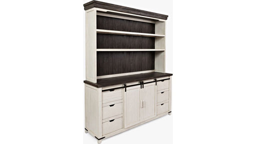 Jofran Madison County Hutch Server in Vintage White - Holmwood's Furniture & Design Center (Somersworth, NH)