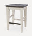 Jofran Madison County Rustic Reclaimed Pine Farmhouse Four Piece Sofa Table Set with Barstools in Vintage White - Holmwood's Furniture & Design Center (Somersworth, NH)
