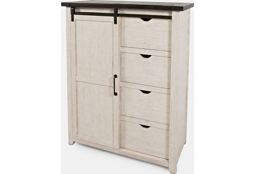 Jofran Madison County Door Chest in Vintage White - Holmwood's Furniture & Design Center (Somersworth, NH)