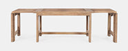 Jofran Bradford Modern Extendable Solid Mango Hardwood Bench in Natural image
