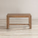 Jofran Bradford Modern Extendable Solid Mango Hardwood Bench in Natural - Holmwood's Furniture & Design Center (Somersworth, NH)