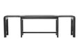 Jofran Bradford Modern Extendable Solid Mango Hardwood Bench in Grey image