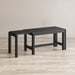 Jofran Bradford Modern Extendable Solid Mango Hardwood Bench in Grey - Holmwood's Furniture & Design Center (Somersworth, NH)