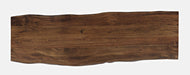 Jofran Cooper Live Edge 52" Solid Acacia Storage Bench in Chestnut - Holmwood's Furniture & Design Center (Somersworth, NH)