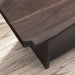 Jofran Cooper Live Edge 52" Solid Acacia Storage Bench in Slate - Holmwood's Furniture & Design Center (Somersworth, NH)