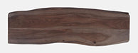 Jofran Cooper Live Edge 52" Solid Acacia Storage Bench in Slate - Holmwood's Furniture & Design Center (Somersworth, NH)